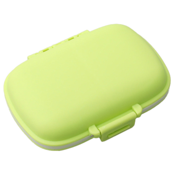 Lääkepurkki, Kannettava, Pill Box Vitamiineille, Vihreä green