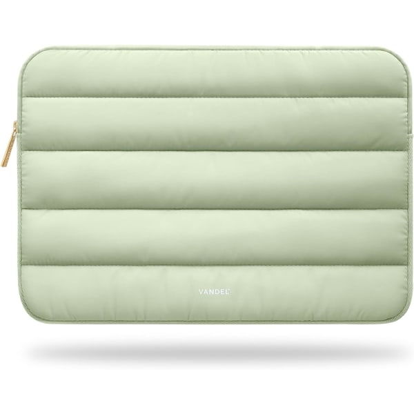 13-14 tums, grönt sött laptopfodral för kvinnor. Case Cover för MacBook Pro 14 tum, MacBook Air M2 sleeve 13 tum, iPad Pro 12,9 green
