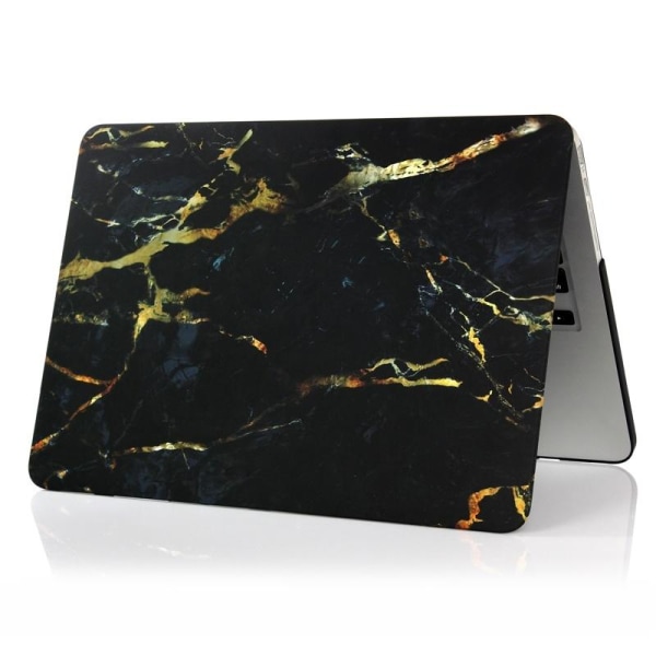 Kova muovikuori MacBook Prolle 13,3" A1278 Marble (musta)