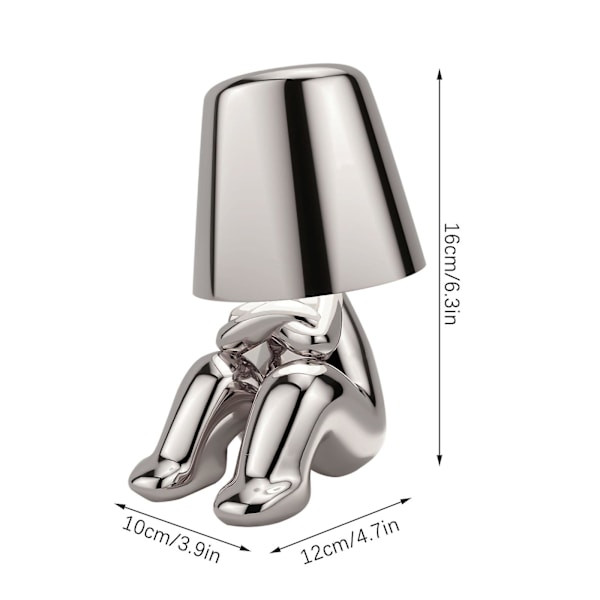 Thinker Lamp Collection Creative Little Golden Man Vardagsrum T