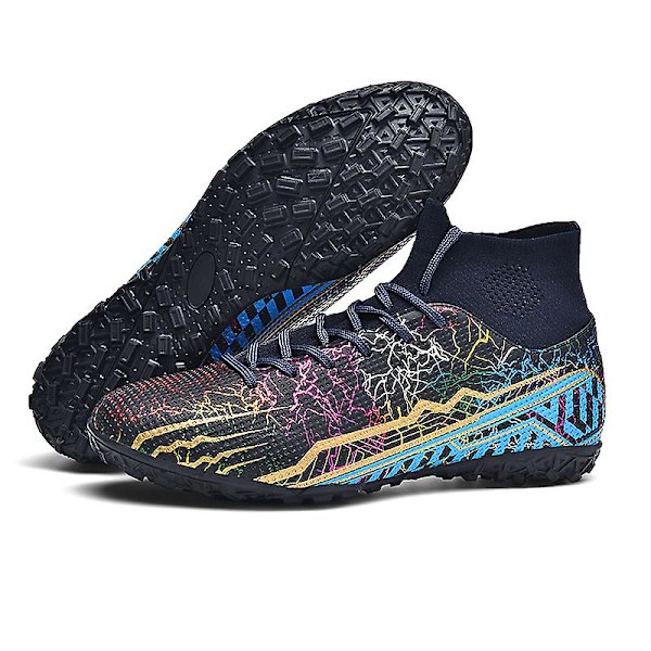 Fotballsko for menn Anti-skli Fotballsko for herre, Grass Fotball Sneakers 2L2311-1 Black 40