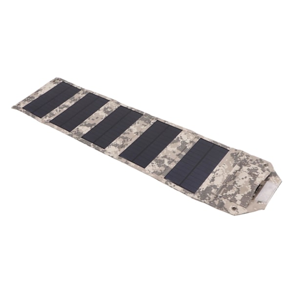 21W Aurinkolaturi 5V 3A Max Kannettava Kokoontaitettava Aurinkopaneelilaturi Retkeilyyn IP67 Vedenpitävä ETFE Virta Hätäpaneeli SPB5Z B Camouflage