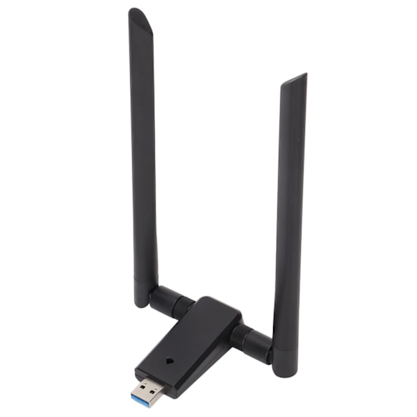 WiFi Adapter Dobbel 5Dbi Antenne 802.11ac 5G 2.4G USB3.0 1200Mbps Høy Gain USB Nettverkskort for Laptop Stasjonær PC