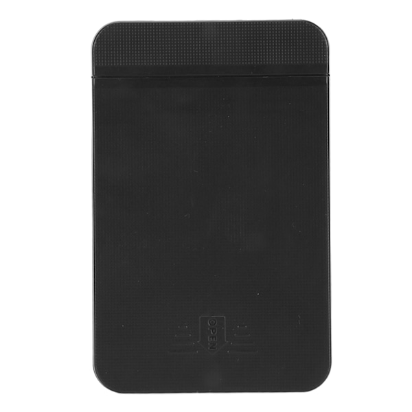 Ulkoinen 2.5 tuuman USB3.0 SATA3.0 HDD-kotelo, Plug and Play, tukee 3 TB kapasiteettia LED-merkkivalolla, Windows, musta