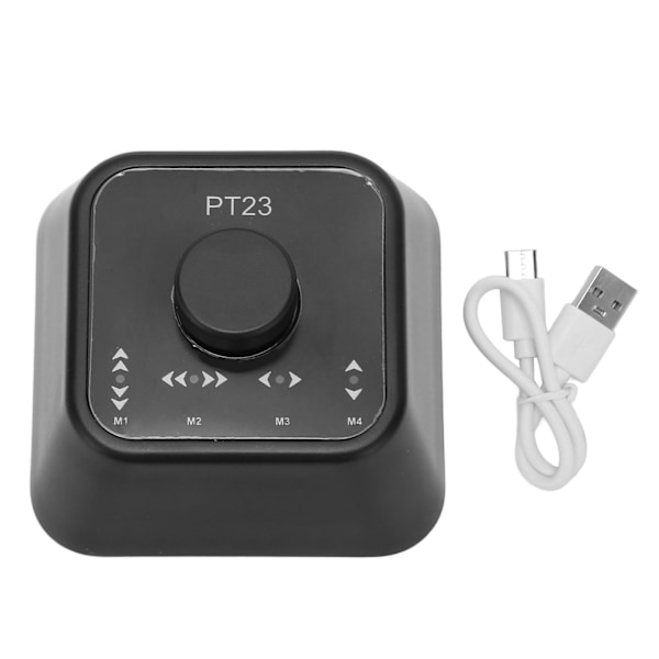 Sidevender Pedal Programmerbar BT-forbindelse USB-opladning Bredt Anvendt Trådløs Sidevender til Musik Computer Telefon