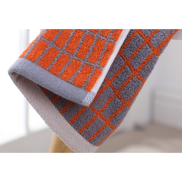 13 x 29 tommer luksus håndklæder Premium bomulds badehåndklæder til brusebad, SPA, strand Moderne og elegante farver Ultraabsorberende orange