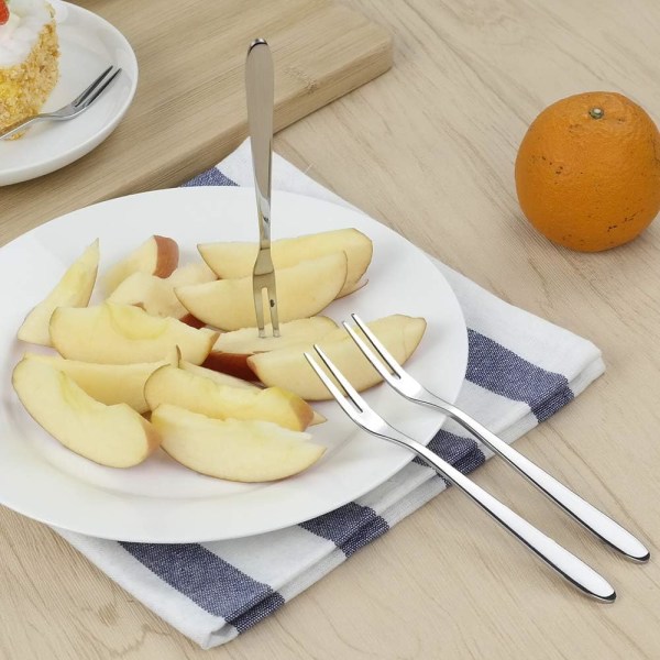 12 kpl 4,5 tuuman mini-salaattipistokkeet ruostumattomasta teräksestä