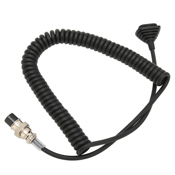 Håndmikrofonkabel Erstatning Strekkbar Høyttalermikrofonkabelledning for Alinco DR‑03 DR‑06 DR‑135 DR‑235 DR‑435