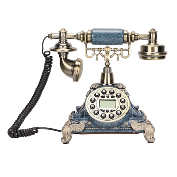 MS‑5501D Antiikki Puhelin Retro Vanhanajan Taustavalo Puhelin Näytöllä FSK DTMF Kalenteri Päivämäärä Kello ja Viikko