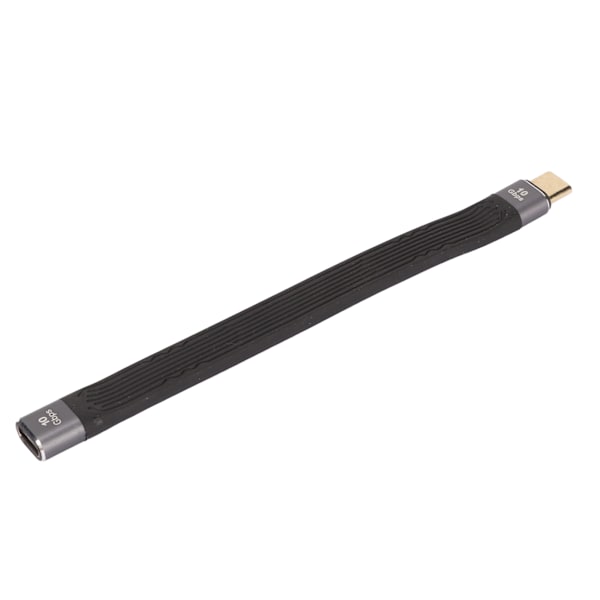 Type C Forlengelseskabel 10 Gbps 5A Ladestrøm Metall FPC USB 3.1 Type C Hann til Hunn Ladekabel