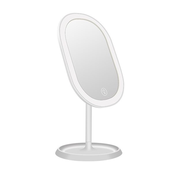 LED-forsynende sminkspegel, opladningsbar - sludløs
