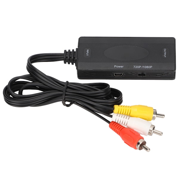 HD Multimedia Interface till RCA-omvandlare HD Multimedia Interface till AV Kompositvideoomvandlare för TV PC