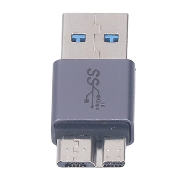 Micro B till A Hane Adapter 10GB Maximal Överföringshastighet Micro B Adapter för Dataöverföring Laddning Universell Kompatibilitet