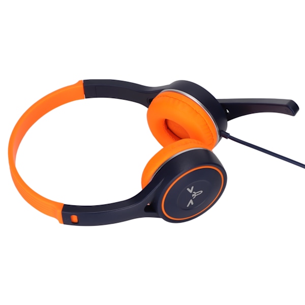 Barnhörlurar Stereo 3.5mm Jack Hopfällbara Brusreducerande Bekväma Trådbundna Hörlurar med Delningsport för Smartphone