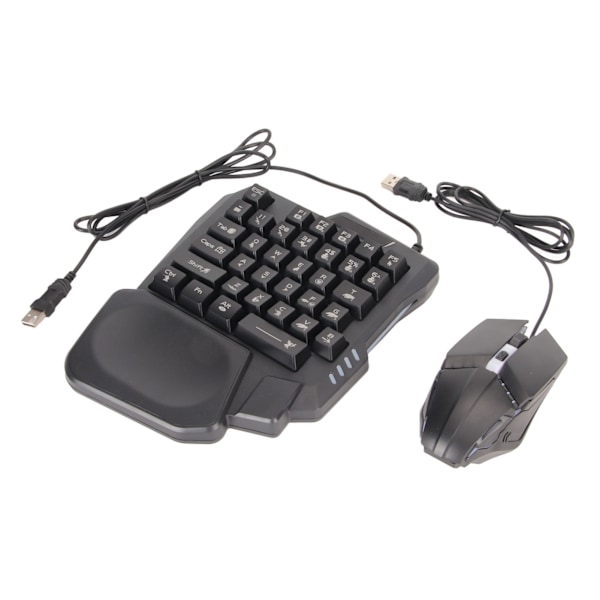 Halv Hånds Gaming Tastatur og Mus Combo Kablet Gaming Mus Konverter for Android for Harmony for IOS 10.0‑13.3