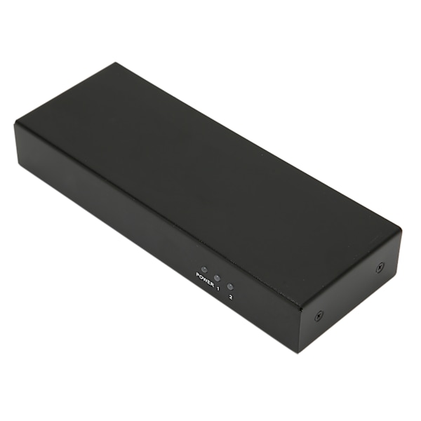 DVI Splitter 1 inn 2 ut Støtte 30 36bit Farge 4K Tapløs Overføring Doble Skjermer Distribusjon Duplikator 100‑240V EU Plugg