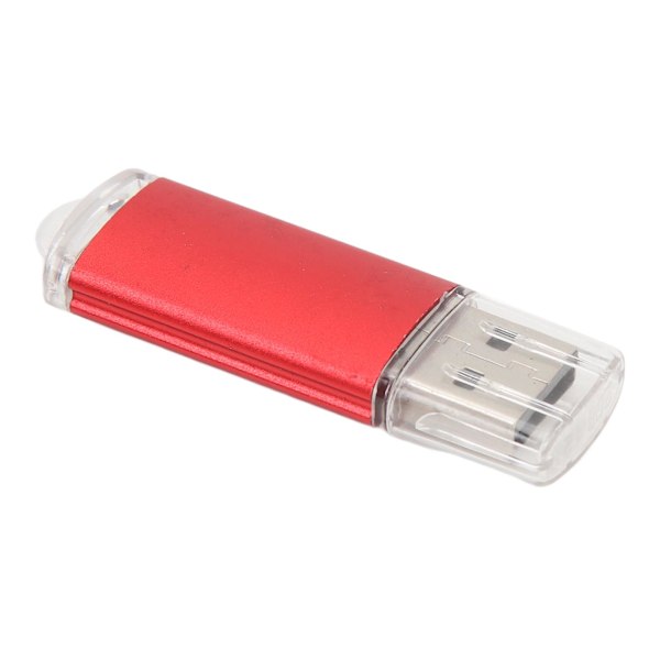 USB-minne Kompakt Portabel USB-minne med USB till Typ C och Micro USB-adapter för Windows 98 för OS X 9 Röd 128GB