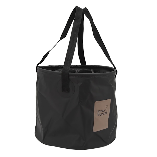 20L Portabel Campinghink PVC Vikbar Vattenhink Hög Kapacitet Hopfällbar Behållare för Utomhusaktiviteter Svart