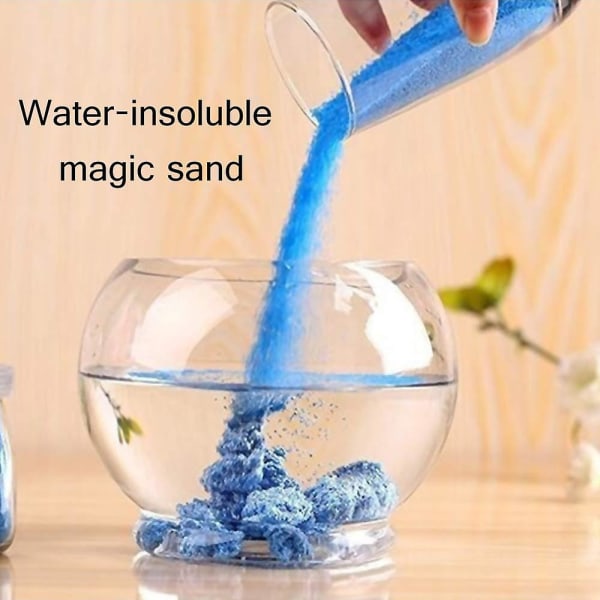 6-pack Magic Sand - Utbildningsnyheter Magic Sand Space Sand Hydrofob Sand Lek Sand Färgade Sand Leksaker