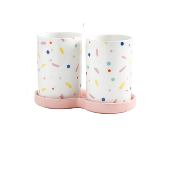 Keramiske spisepinde Cylinder, Dobbelt cylinder Multifunktionel Pink