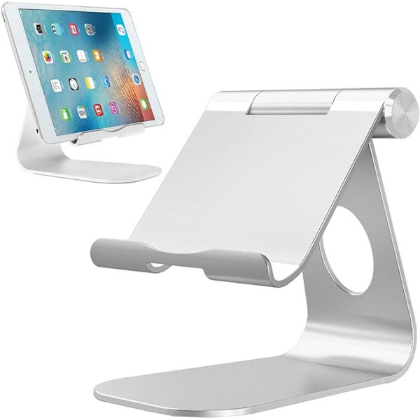 Justerbar tablettstativ Minimalistisk bordstativ i aluminium