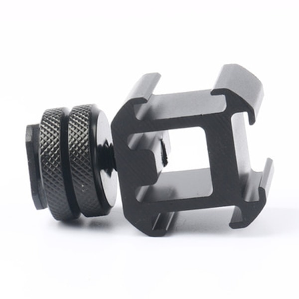 Trippel Hot Shoe Bas Mount Adapter Förläng fäste