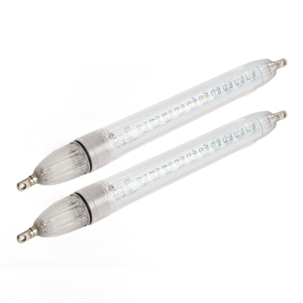 2 stk. LED Undervanns Fiskelys Nattfiske Lokkemiddel Lys Vanntett Blinkende Attraktivt Lys Flerfargede Blink