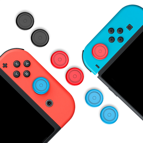 Skjermbeskytter Støvplugg Knapphette Tommelgrep Enkelt Installasjonsbeskyttelsessett for Switch OLED