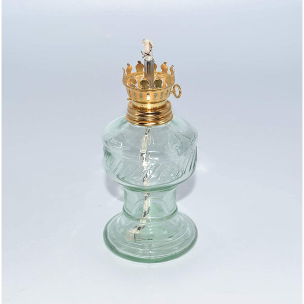 Parafinlampe, retro nostalgisk stormlykt, enkelt glass