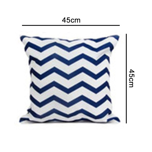 Mikrokuituinen tyynynpäällinen, 6 kpl setti, 45*45cm Navy