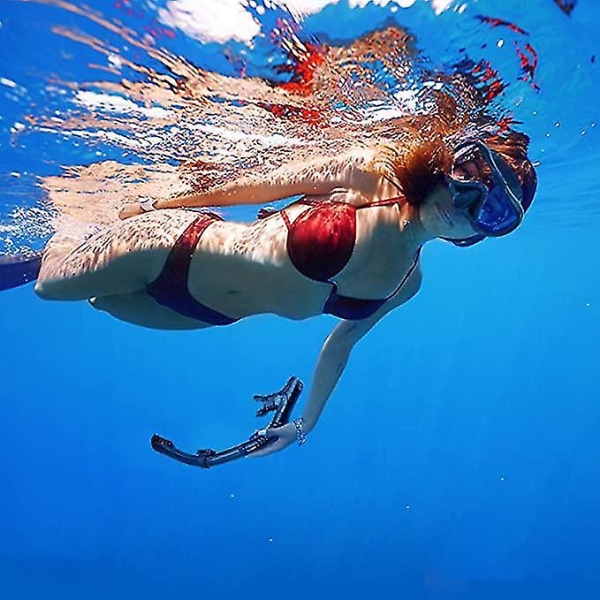 Voksen Snorkel Sæt Anti-dug Hærdet Glas 180 Panoramaudsigt