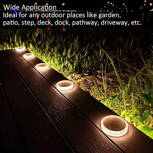 Solar Lamp Outdoor Solar Garden Light 8 LED 360° Solar Ground La