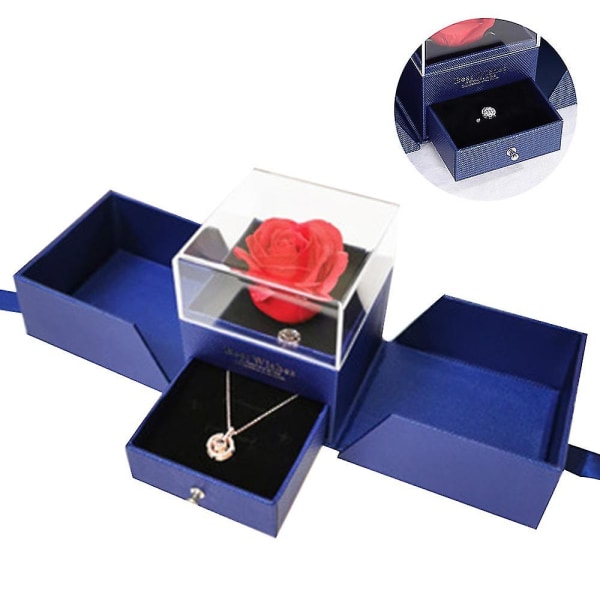 Rose Box som gave med en gaveæske til jubilæum