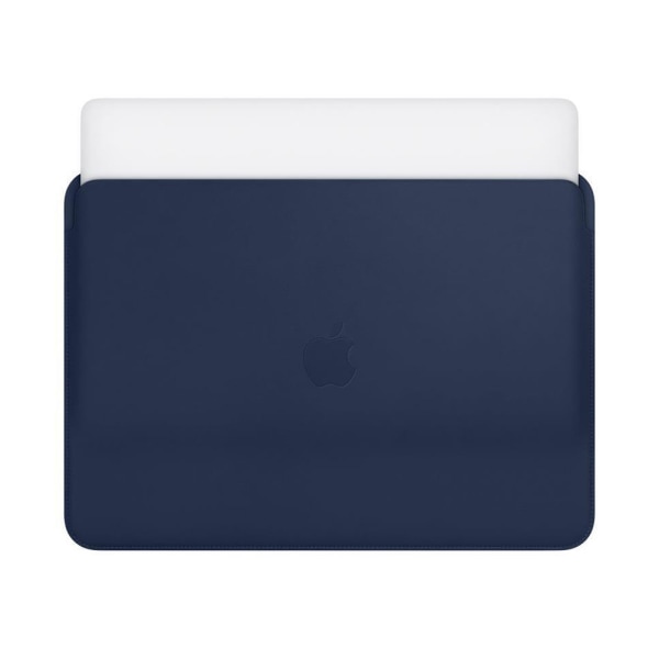 Apple-nahkakotelo 13 tuuman MacBook Prolle ja Macbook Airille - Midnattsblå