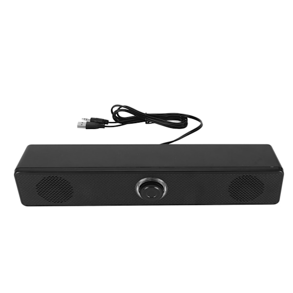 Kablede datamaskinhøyttalere USB Desktop Soundbar HiFi Klar Lyd Volumknapp Minihøyttaler for PC Laptop Nettbrett for PS5