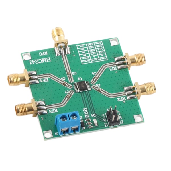SP4T RF Switch Board DC‑3.5GHz Enpolet Firekast Trådløs RF Switch Modul for Basestasjon CATV DBS
