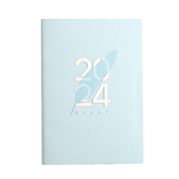 2024 Agenda Bok Dagbok Veckoplanerare BLÅ SPANSKA SPANSKA Blue Spanish-Spanish