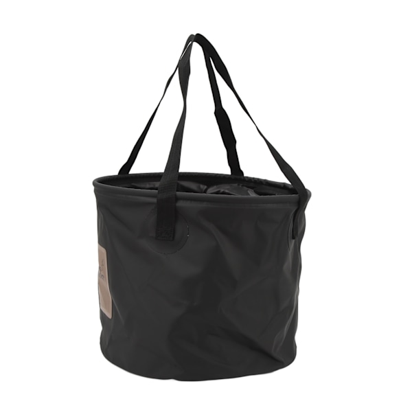 20L Portabel Campinghink PVC Vikbar Vattenhink Hög Kapacitet Hopfällbar Behållare för Utomhusaktiviteter Svart