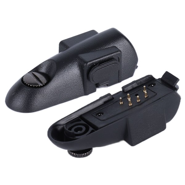2 st Walkie-Talkie 7-Pin till 2-Pin Headset Adapter Portabel Ljudheadsetadapter för GP328 GP340