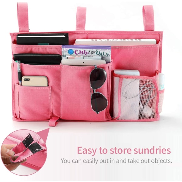 Oppbevaringsveske Henge seng ved sengen Organizer oppbevaringsveske blue