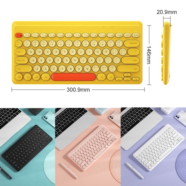 Qwert iPad Tastatur for iPad Air Pro 11 12,9 tommer