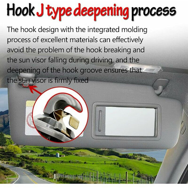 Sort interiør Solskyddskrog Tether Holder til A1 A3 A4 A5 Q3 Q5 8e0 857 562