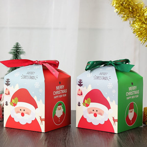 Äppellåda Fredsfruktförpackning Julklapp RÖD