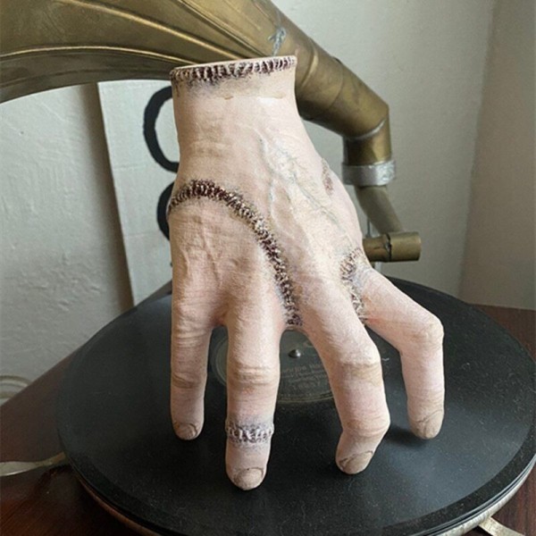 Hand Skrämmande Prop Onsdagsgrej Hand Prop Addams Family Netflix