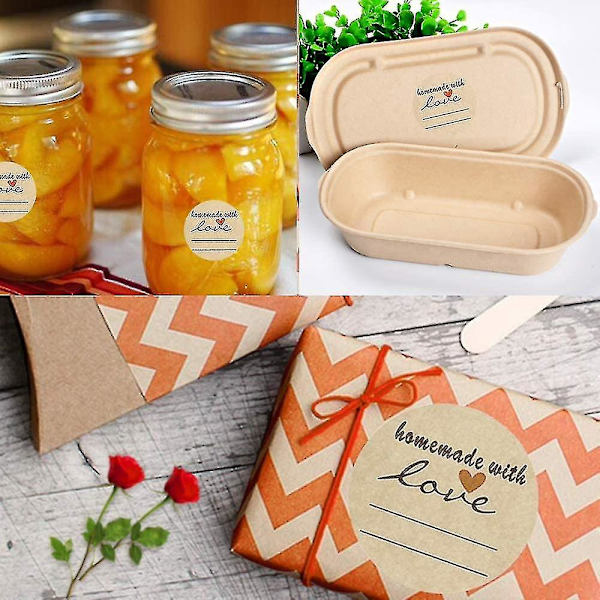 Jam Jelly Jar etiketit Säilykkeet Mason Jars 2" pyöreä