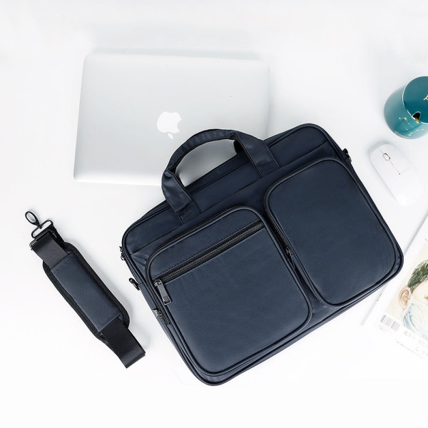 Etui for 11 12 13 14 15 17 tommer for MacBook Huawei Surface bærbar PC No0No03 Navy blue 15.6inch