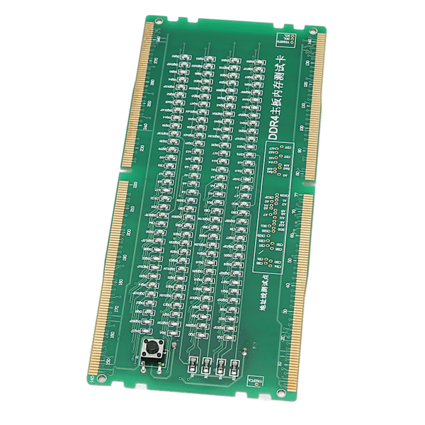 Datorminnestestare PCB Material Framåt Bakåt Tillgänglig Dator DDR4 Minnestestare med LED för PC
