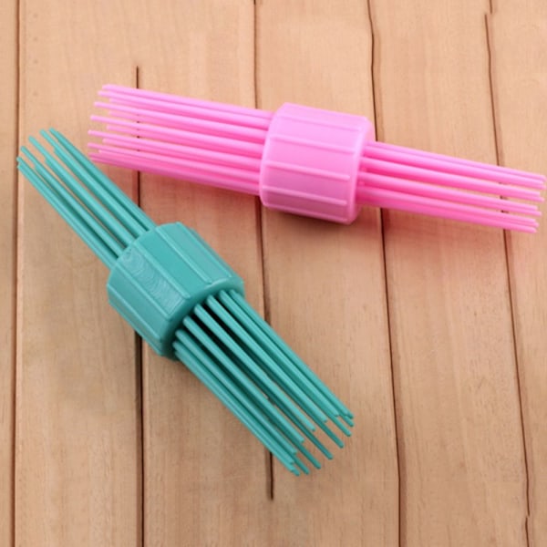 Hår Curling Roll Comb Gentle Curls Tool ROSA pink