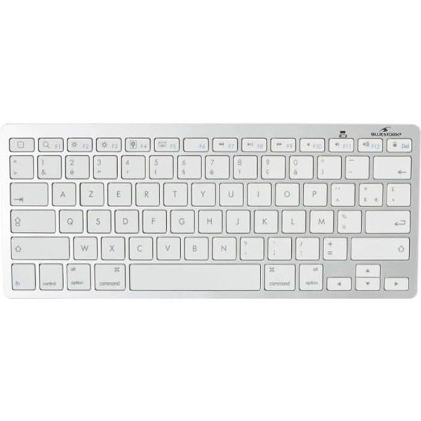 Bluetooth-näppäimistö - BLUESTORK - yhteensopiva MAC:n, PC:n ja tabletin kanssa - - KB-MINI-MAC / FR