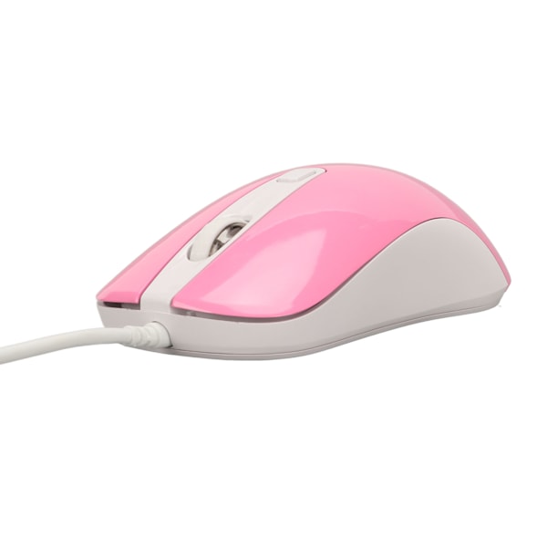 Kablet Gaming Mus RGB Bakgrunnsbelyst 3500DPI 4 Knapp Ergonomisk Design Kablet Datamus Rosa